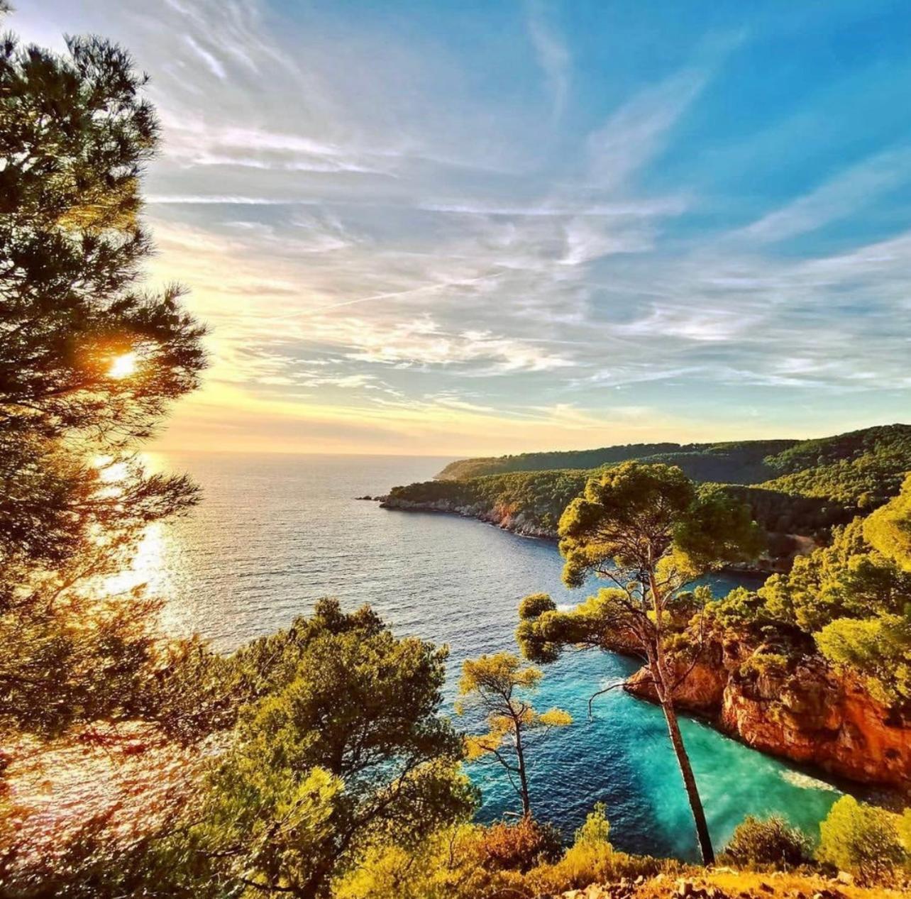 Logement Vue Mer Splendide - Situe A 50 Metres Du Bord De Mer Et 2 Minutes Des Plages - Bandolina المظهر الخارجي الصورة