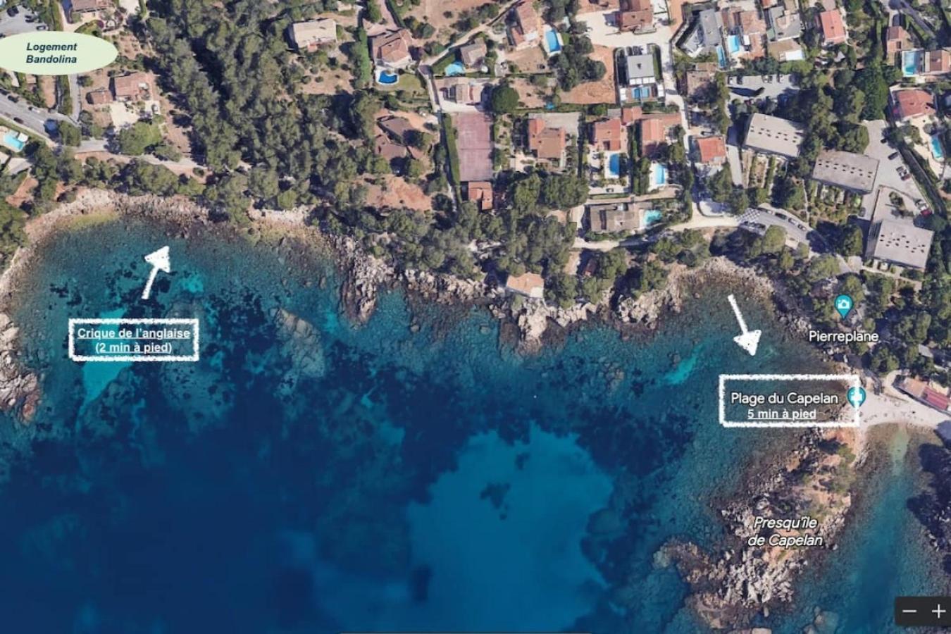 Logement Vue Mer Splendide - Situe A 50 Metres Du Bord De Mer Et 2 Minutes Des Plages - Bandolina المظهر الخارجي الصورة